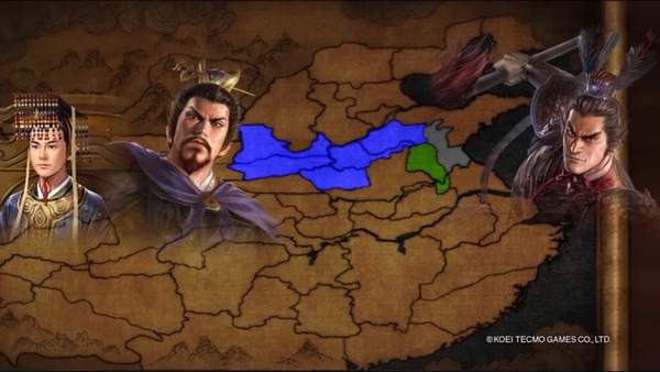 《三国志14》“吕布讨伐战”剧本片头 曹刘联手讨伐 (3)