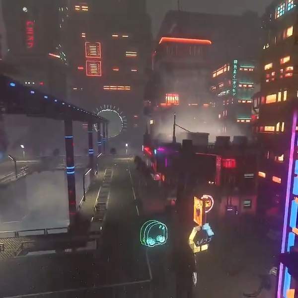 《云城朋克》第一人称模式更新 迷幻都市，身临其境 (1)