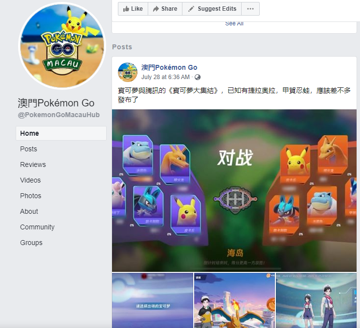 网曝疑似《宝可梦大集结》截图 超多宝可梦亮相 (3)