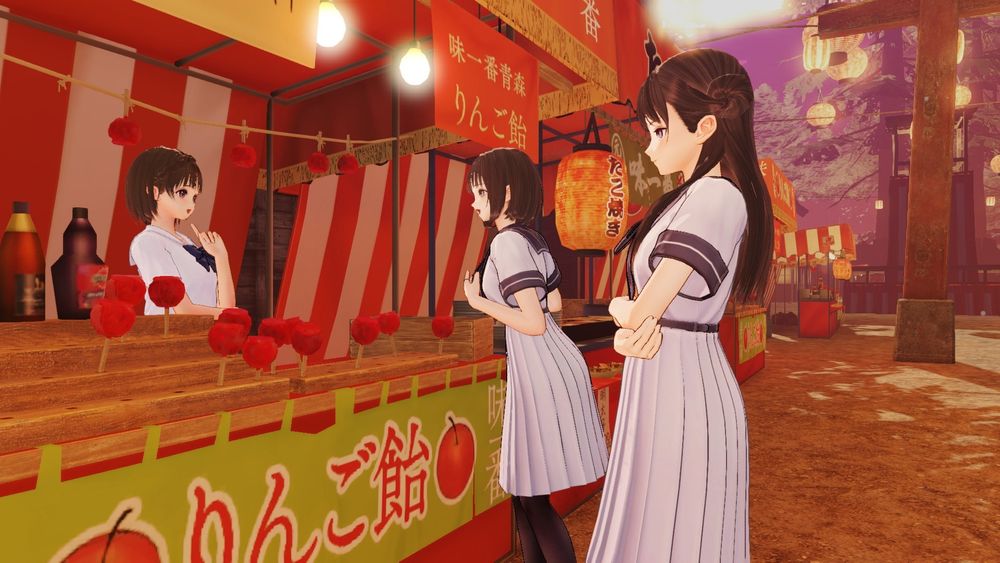 蓝色反射帝美少女角色介绍，腿长腰细美如画！(图文) (1)