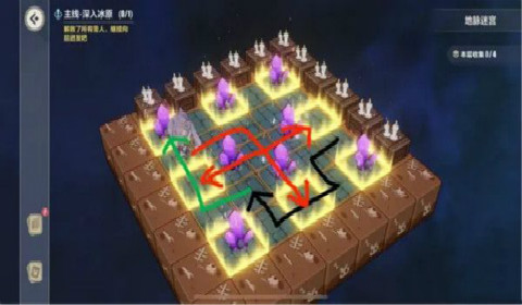 崩坏3深入冰原地脉迷宫解密方法攻略图文介绍