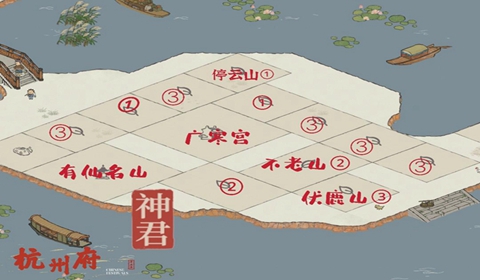 江南百景图群山布局活动玩法