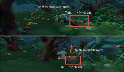 摩尔庄园手游7月19日黑森林宝箱位置介绍