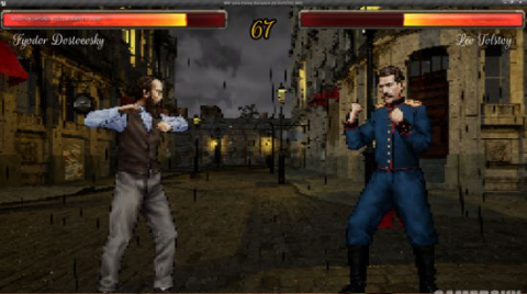《文豪格斗》拳拳到肉 魔性格斗游戏上架steam