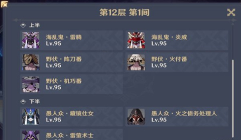 原神2.0版第一期深渊12层打法教学