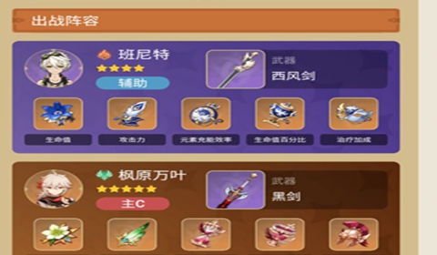 原神2.0第一期深渊12-1满星打法推荐