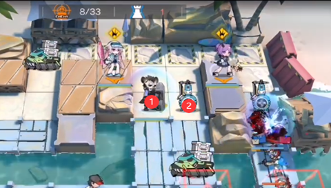 明日方舟多索雷斯假日DH-EX-6突袭低配打法说明