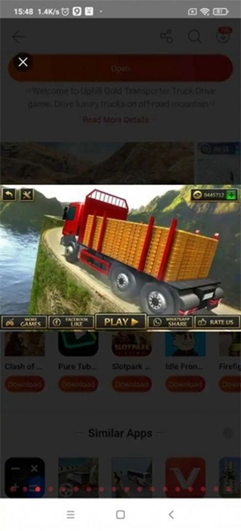 黄金运输卡车模拟(Uphill Gold Transporter Truck Drive)