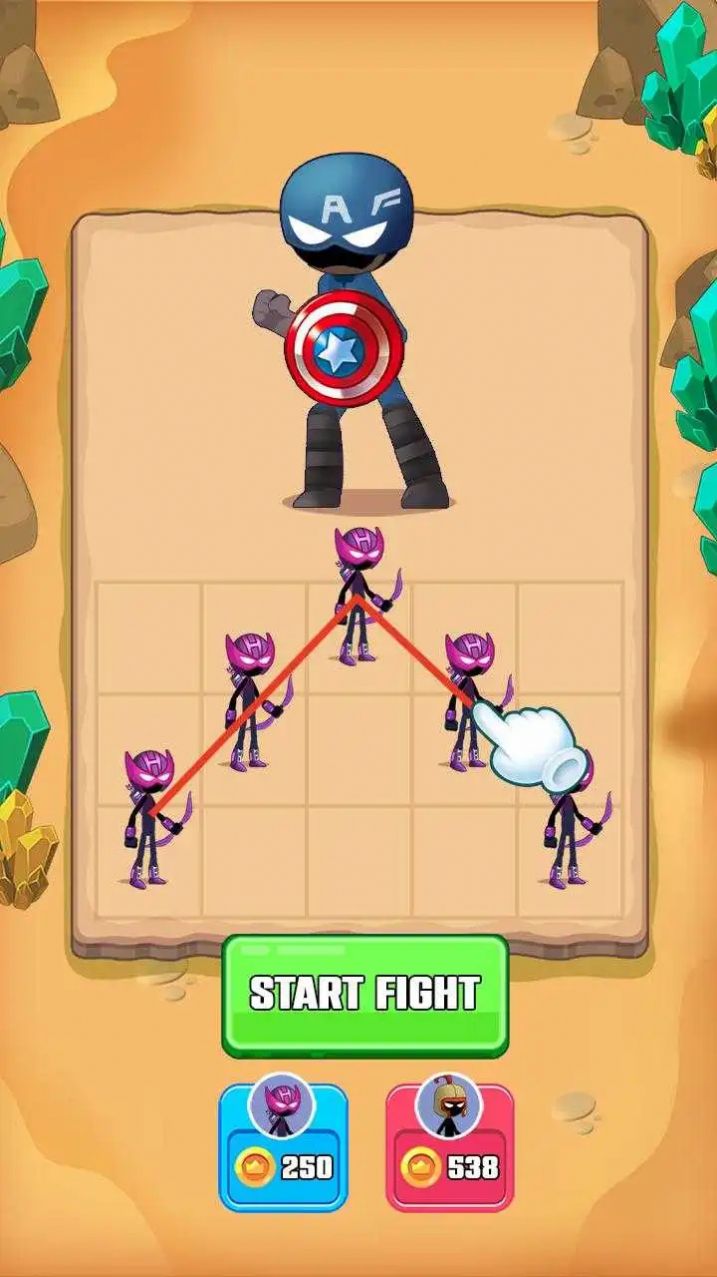 合并大师英雄战斗(Stickman Merge)