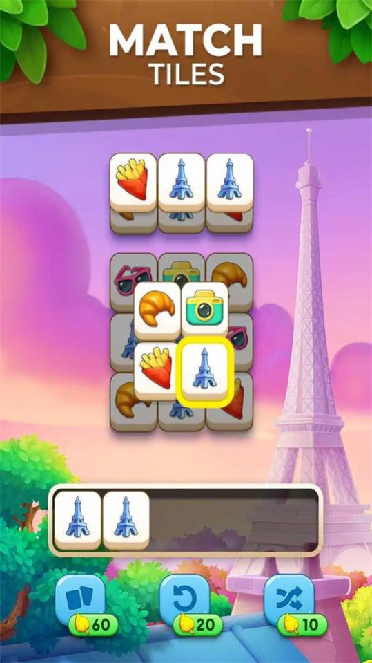瓷砖比赛花园旅程(Tile Match)