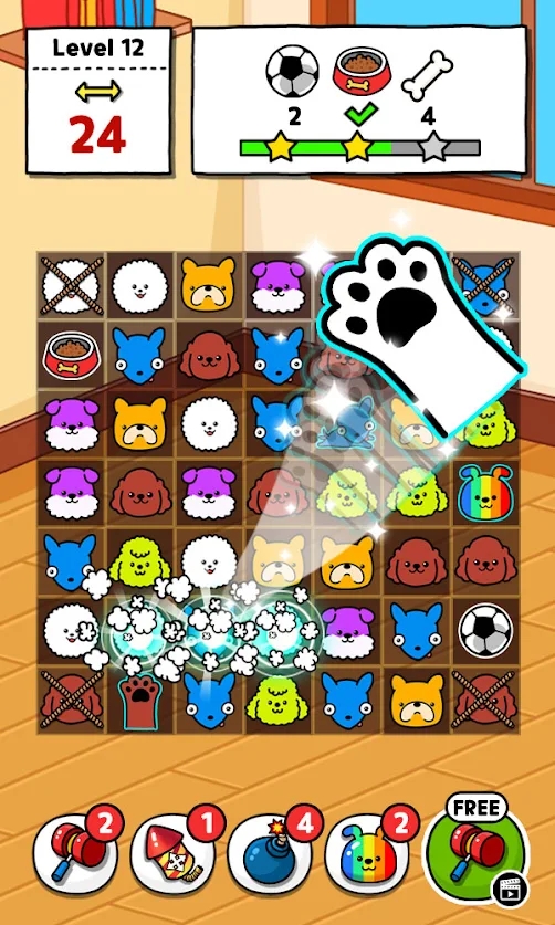 狗消除比赛(Dog Match Puzzle)