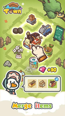 动物城合并（Animal Town - Merge Game）