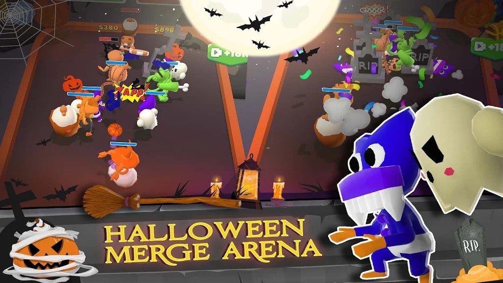 万圣节合并蓝色怪物（Halloween Merge: Blue Monster）
