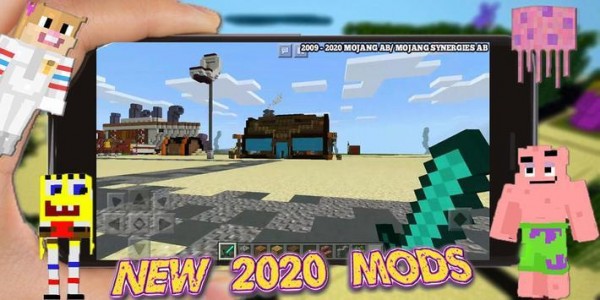像素海绵宝宝生存（New Bikini Bottom Map & Bottom Skins 2020）