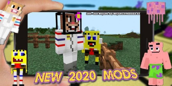 像素海绵宝宝生存（New Bikini Bottom Map & Bottom Skins 2020）