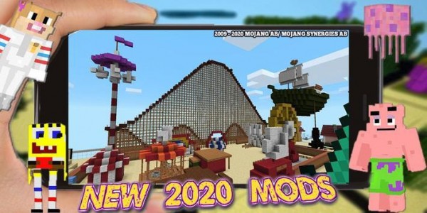 像素海绵宝宝生存（New Bikini Bottom Map & Bottom Skins 2020）