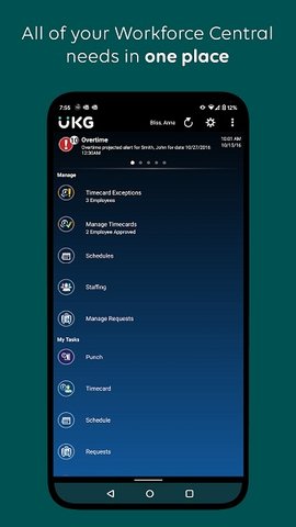 UKG Workforce考勤系统安卓免费(UKG Workforce Central)