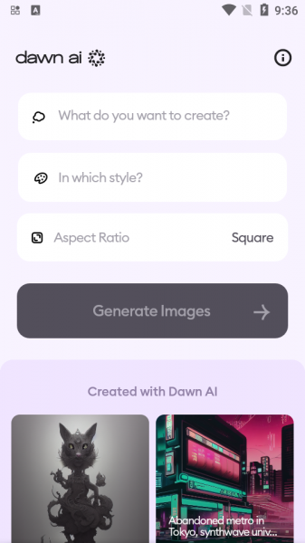 Dawn AI app
