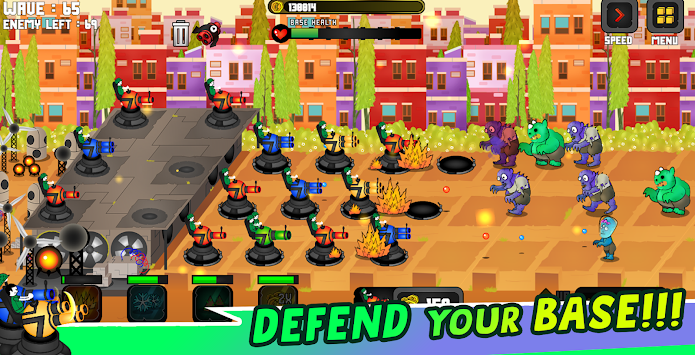 僵尸防御大炮战争游戏(Zombie Defense)