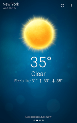 谷歌天气预报(Weather)