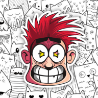 疯狂的艺术贴纸(Crazy Art Stickers)